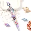 Contas de Concha Galvanizadas de Alta Transparência, Contas Transparentes Torcidas, Acessórios para Joias DIY Feitos à Mão, Materiais para DIY de Pulseiras, Acessórios para Atacado