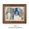 Caja de Medidor Eléctrico Estilo Americano Pintura Decorativa de Elefante, Caja de Corriente Fuerte Caja de Interruptores Pintura Colgante, Mural de Cubierta de Caja de Distribución, No Requiere Taladro
