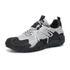 Zapatos de Hombre Papá Primavera y Otoño Malla Transpirable Zapatos de Senderismo Hombre Antideslizantes Resistentes al Desgaste Zapatos de Senderismo para Exteriores Zapatos Deportivos Casuales