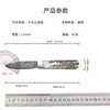Cuchillo plegable de acero de Damasco de alta dureza en stock, cuchillo multifuncional conveniente para exteriores, cuchillo de frutas