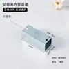 20 25 30 40mm Fijación de Tubo Cuadrado Galvanizado 50 Esquinero de Hierro Forjado para Tubo Cuadrado Tubo Cuadrado sin Soldadura