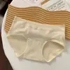 Calcinhas de Algodão Puro Macias e Confortáveis Respiráveis para Meninas Jovens Energéticas, Calcinhas Triângulo Simples Sem Costura com Entrepierna Estendido para Uso Diário