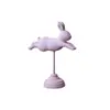 Adorno de Conejo Volador de Madera de Estilo Nórdico para el Hogar, Gabinete de Vino, Decoración de Mueble de TV, Entrada, Regalo de Inauguración de Casa