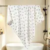 Toalla de Baño de Gasa para Bebé, Manta Envolvente de Gasa de Algodón Puro de 6 Capas, Manta Peinada de Alta Densidad, Manta Multifuncional para Recién Nacido
