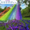 Configuración de fondo con luces de cadena de arcoíris para sesiones de fotos en redes sociales, decoración de tiendas, centros comerciales, bodas, fiestas, escaparates, accesorios para fotos