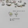 Directo del fabricante: Accesorios de joyería de aleación en forma de corazón con incrustaciones de diamantes Xili Mimi, incluyendo botones decorativos con base