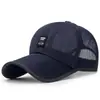 Gorra de béisbol de malla transpirable con visera extendida, protección solar, gorra para deportes al aire libre con ventilador alimentado por energía solar