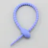 Cuerda de silicona brida de silicona cable de silicona extensible suave cordón para llavero material para colgante de bolsa de juguete de muñeca DIY