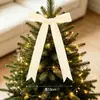 Colgante de lazo para árbol de Navidad transfronterizo Decoraciones navideñas Adornos colgantes para fiestas Lazo de cinta de terciopelo Decoración colgante