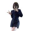 Explosiones Suéter Cardigan JK Ins Top Universitario Suéter Tejido para Mujer Abrigo de Otoño Cuello en V Manga Larga Ropa de Abrigo