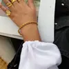 Amazon Transfronterizo Personalizado Creativo Cadena Retorcida Pulsera Acero Inoxidable Simple Versátil Popular Nuevo Diseño de Nicho