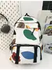 Procesamiento Mochila Preppy Graffiti Personalizada Moda Estudiante Bolsa Escolar Mochila Casual de Viaje para Mujer Tendencia Gran Capacidad