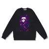 Moletom camuflado 260 algodão para exportação transfronteiriça, marca da moda, para homens, outono e inverno, manga longa, estampa de letras, gola redonda solta, blusa de puxar