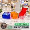 Caixa Acrílica Personalizada, Caixa de Exposição para Supermercado Altamente Transparente, Caixa de Exposição para Alimentos e Frutas Secas, Caixa Plástica Transparente Integrada