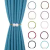 Abrazaderas para Cortinas, Una Pieza, Cuerdas de Amarre de Lujo Ligero de Gama Alta, Decoraciones de Hebilla de Perla para Cortinas, Cuerdas de Amarre para Cortinas de Cama, Correas para Mosquiteros