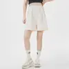 Shorts de maternidad para verano, estilo delgado para mujeres petite, pantalones Yamamoto, nuevo modelo 2025, sin soporte para el vientre, seda de hielo, pantalones de pierna ancha de longitud media