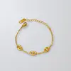 S01 Pulsera de Acero Inoxidable Chapado en Oro de 18K con Diseño de Nariz de Cerdo, Estilo Elegante, para Mujeres, Moda Japonesa, Coreana, Europea y Americana
