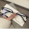 Gafas Sven Tech de Medio Marco para Hombre Lente Configurable para Miopía Luz Azul Anti-Alta Velocidad Marco Grande para Ojos para Mujer