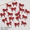 Adornos para el cabello de Año Nuevo Color Rojo Ankora con Cabello DIY Cuentas Sueltas Estrellas de Dibujos Animados Adornos de Lazos de Amor Accesorios para Pasadores Material