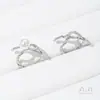 Retenção de Cor Forte Anel de Dedo Aberto com Contas Preenchidas com Ouro 14K Formato Especial Moda Luxo Acessível Anel Aberto Suporte para Anel de Pérola Adesivo Artesanal DIY