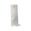 Calçados Femininos de Comércio Exterior Bico Fino Fivela Reta de Metal Botas de Cano Médio Tamanho Grande Salto Grosso Calça Botas Botas Femininas Salto Super Alto