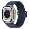 Nuevo Modelo Adecuado para Correa de Apple Watch Apple Iwatch11 Versión Arcoíris Correa Tejida Correa de Nailon Ajustable