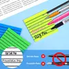 Venda Quente Transfronteiriça Conjunto de Notas Adesivas Transparentes Combinação Conveniente Adesivo Fluorescente Morandi Colorido Nota Adesiva Transparente