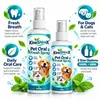 KineShineX Spray Refrescante Bucal para Mascotas Gato Perro Universal Aliento Fresco Cuidado Bucal Diario Portátil