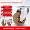 Rodízios resistentes a temperaturas médias e altas 3 polegadas 4 polegadas 5 polegadas roda universal resistente à temperatura forno 300 nylon resistente ao desgaste roda de empurrar economizadora de mão de obra
