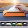 Caixa de lenço de camurça para carro caixa de armazenamento de lenços para carro com logo do carro caixa de papel caixa de apoio de braço quebra-sol Universal