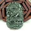 Jade Hetian de Xinjiang Natural Tinta Jade Dragão de Jade Pingente de Jade Masculino e Feminino Pingente de Jade Signo do Zodíaco Dragão Pingente de Colar de Jade