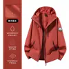 Chaqueta Exterior 3 en 1 para Hombres y Mujeres, Conjunto de Dos Piezas para Otoño e Invierno, Cortavientos, Impermeable, Forro Polar, Chaqueta Cálida para Montañismo