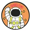 Astronauta Espacial Planeta Desenho Animado Sapatos de Furo em PVC Tema Flor Universo Fivela de Sapato de Borracha Macia Acessórios para Sapatos de Jardim DIY