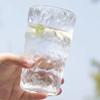 Taza de Vidrio con Patrón Glaciar Estilo Ins para Beber Agua, Taza de Regalo para Evento Promocional, Venta al por Mayor de Tazas de Café, Taza de Vidrio Ecológica
