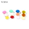 O Novo Estilo da Wjia é Fresco e Simples, com Presilhas de Cabelo Ovais em Cores Doces, Acessórios de Cabelo Elegantes e Compactos para Meninas, Presilhas para Franja e Presilhas Laterais