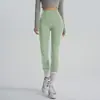 Pantalones de Yoga de Cintura Alta con Sensación de Segunda Piel, Control de Abdomen, Levanta Glúteos, Ropa Exterior para Pilates, Leggings Deportivos Ajustados, Sin Costuras Incómodas, Secado Rápido