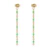 Pendientes Populares de Acero de Titanio para Damas Europeas y Americanas Estilo Bohemio Borla Simple Pendientes para Damas Venta al por Mayor de Comercio Exterior