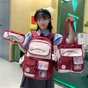 Mochila Escolar para Estudiante de Secundaria, Estudiante de Primaria Femenina, Mochila de Tres Piezas para Tercer a Sexto Grado, Mochila Pequeña Fresca con Corazón de Niña, Versión Coreana