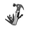 Martillo de garra multifuncional para exteriores, portátil, combinado, cuchillo, destornillador, herramienta de emergencia para coche, reparación del hogar, regalo