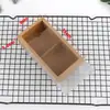 2/4/6/8 Caja de Regalo Transparente Engrosada Esmerilada para Pastel de Luna de Mediados de Otoño Caja de Empaque Crujiente de Yema de Huevo con Bolso