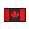 Adesivo de Tecido Bordado Bandeira Canadense Patch Folha de Bordo Acessórios para Roupas de Exterior Braçadeira de Velcro Personalizada em estoque