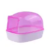 Baño para Hámster, Baño y Inodoro de Doble Propósito Suministros para Mascotas Pequeñas, Recipiente de Arena para Baño, Baño, Inodoro Oso Dorado, Sala de Sauna