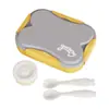 Pote de Plástico para Almoço Transfronteiriço da Amazon, Seguro para Micro-ondas, Marmita Compartimentada para Trabalhadores de Escritório, Pote Selado para Conservar Frescor, Grau Alimentício
