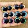 Pupilas Excéntricas Estéreo 3D Transfronterizas, Pupilas Torcidas, Ojos Brillantes, Juguetes de Muñeca, Globos Oculares Tejidos a Crochet, Accesorios DIY