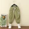 Ropa para Niños Pantalones de Verano para Niños 2024 Verano Sueltos de Algodón y Lino Finos tipo Cargo Anti-Mosquitos de Moda Transfronterizos Venta Caliente