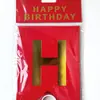 Bandera de cumpleaños, cumpleaños de bebé, arreglos de cumpleaños, suministros para fiestas, pancarta de feliz cumpleaños, letras bronceadas, bandera de cola de pez
