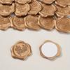 Etiquetas de Cera con Sello de Fuego, Monedas con Sello de Fuego, 10 Sellos de Cera, Pegatinas de Sello de Fuego para Sellar Sobres, Etiquetas Creativas de Cera con Sello de Fuego al por Mayor