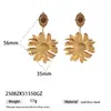 Pendientes Solares Celestiales Taina de Acero Inoxidable Europeo y Americano Pendientes Colgantes de Lujo Ligero de Gama Alta para Mujer No se Desvanecen Estilo Caliente Transfronterizo