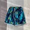 Shorts de Praia Havaianos Estilo Americano Secagem Rápida Caimento Solto Versátil para Casal Tendência Comprimento Médio Shorts para Jovens Direto do Fabricante