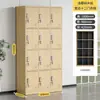 Armario para Empleados Dormitorio Armario de Ropa Armario de Acero Madera Granulada Baño Gabinete de Hierro Gabinete de Almacenamiento para Bolsa de Gimnasio con Cerradura